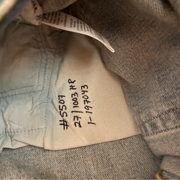 Levi’s Re-done High Rise Skinny Jean in indigo Size 27. Never worn. - Picture 6 of 15